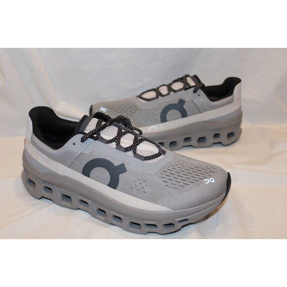 ON CLOUD MEN\'S CLOUDMONSTER RUNNING ATHLETIC SNEAKERS ALLOY SILVER NIB main image 4